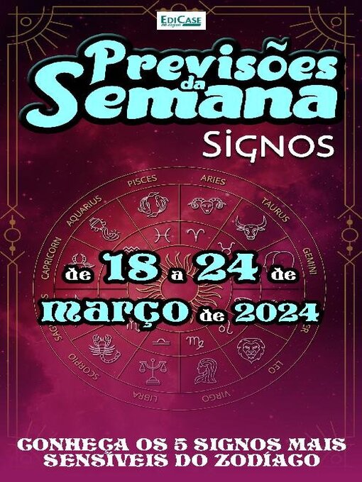 Title details for Previsões da Semana by EDICASE GESTAO DE NEGOCIOS EIRELI - Available